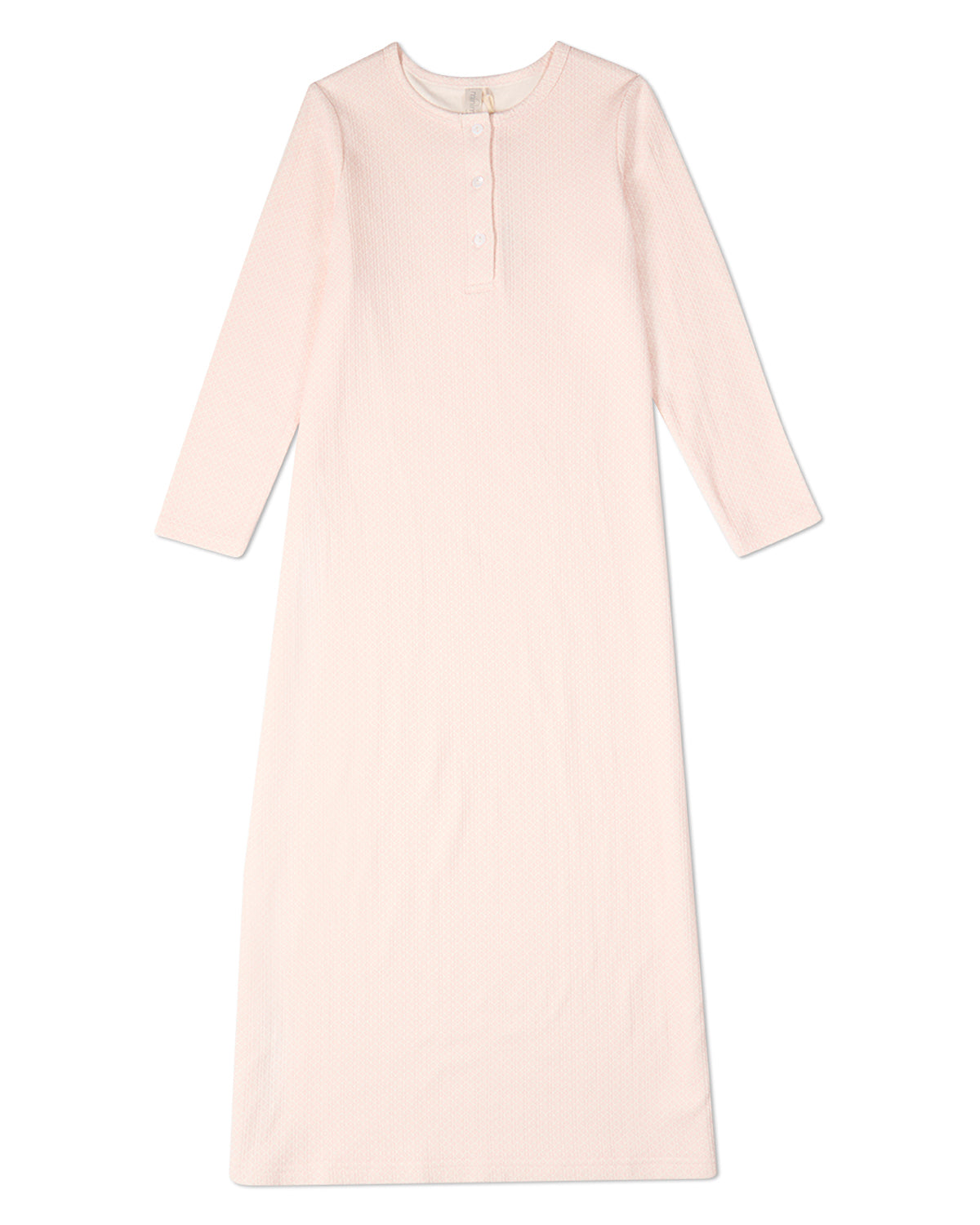 Girls 100% Cotton Mid-Length Lounge Gown with Abstract Pattern