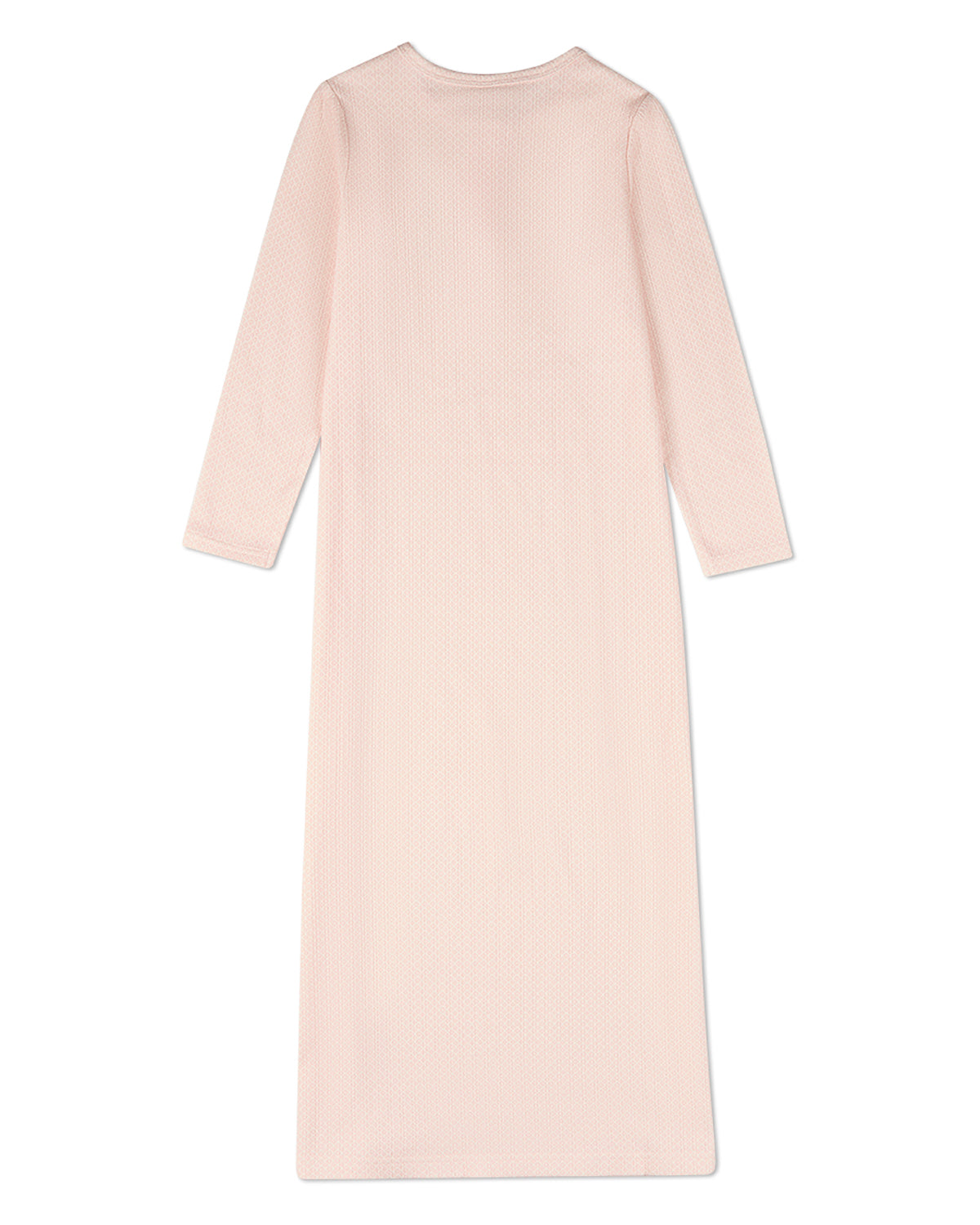 Girls 100% Cotton Long-Length Lounge Gown with All-Over Abstract Print