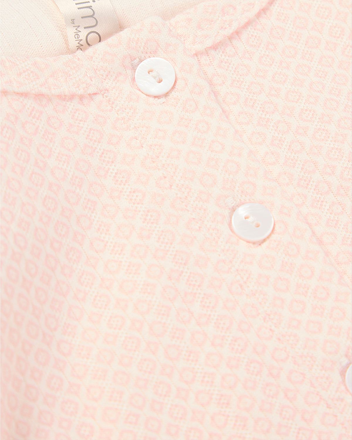 Girls 100% Cotton Long-Length Lounge Gown with All-Over Abstract Print