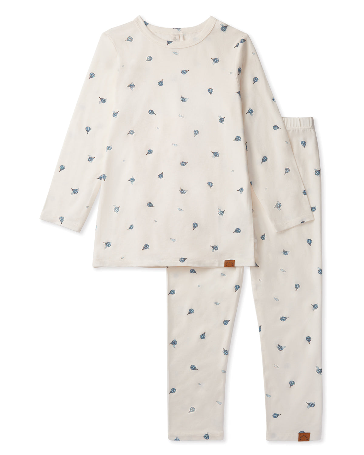 2 Piece Boys "Hot Air Balloon" Rayon from Bamboo Blend Pajama Set