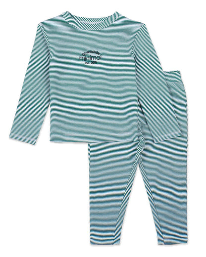2 Piece Kids "Generation MiniMoi" Mini-Stripe Cotton-Rich Lounge Set