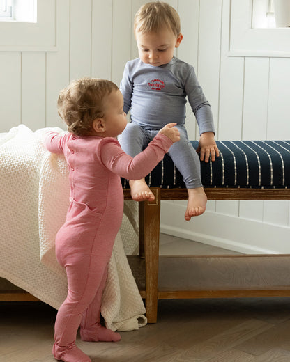 2 Piece Kids "Generation MiniMoi" Mini-Stripe Cotton-Rich Lounge Set