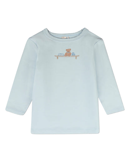 2 Piece Kids "Bear On A Shelf" Modal-Blend Pull-On Pajama Set