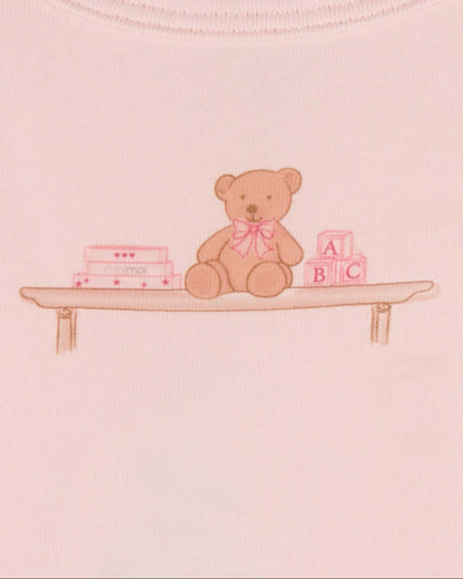 2 Piece Kids "Bear On A Shelf" Modal-Blend Pull-On Pajama Set