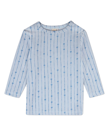 2 Piece Kids "Star Light, Star Bright" Ribbed Pointelle Pajama Set