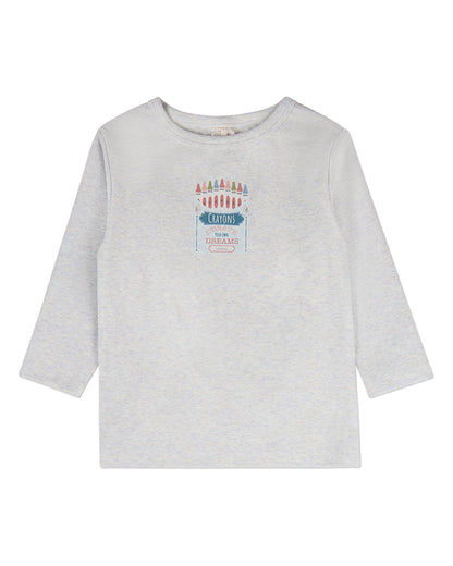 2 Piece Kids "Create Your Own Dreams" Cotton-Rich Heather Pajama Set