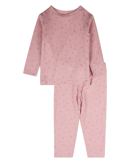 2 Piece Kids "Delightful Cherries" Modal-Blend Pull-On Pajama Set