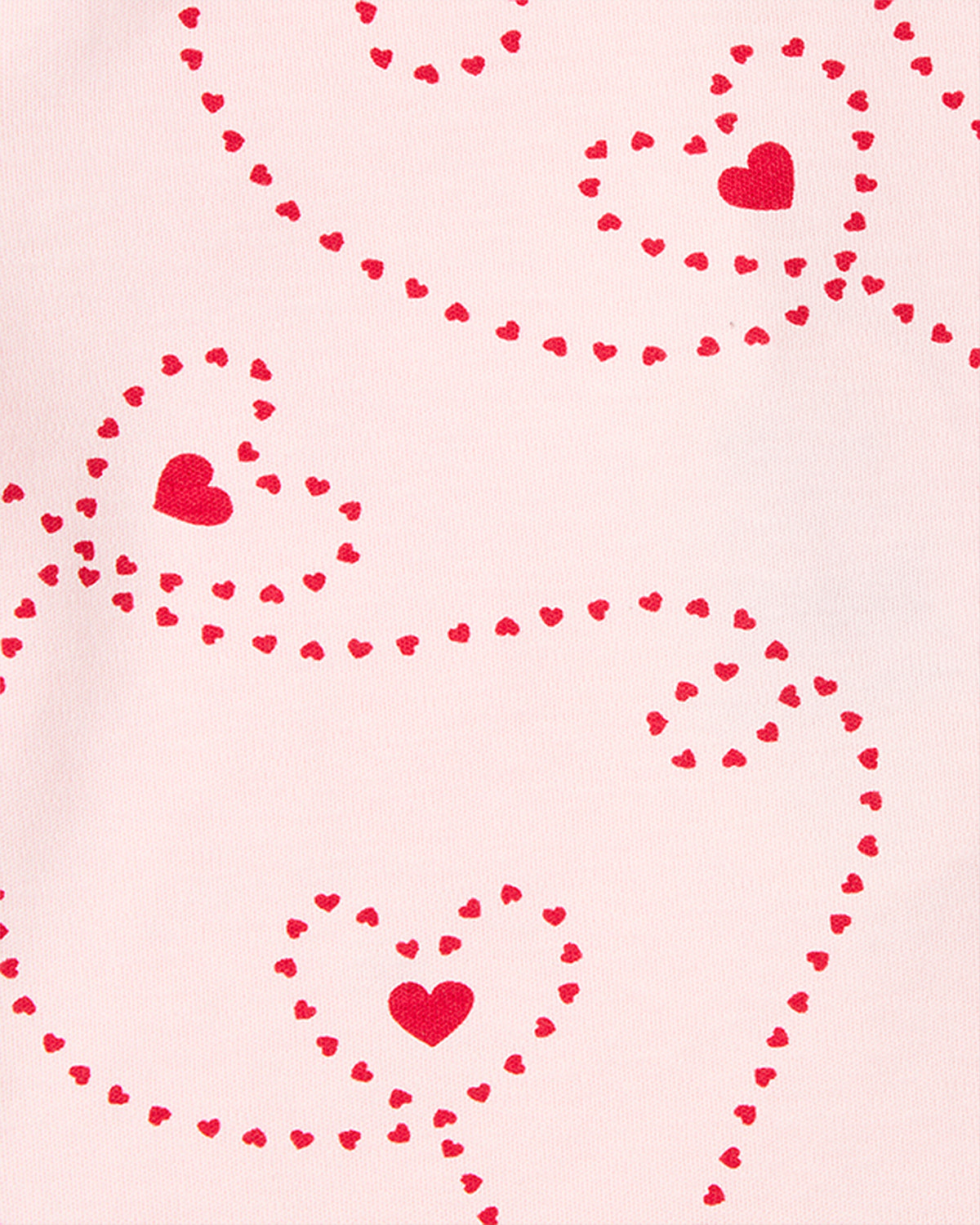 2 Piece Girls "Entangled Hearts" 100% Cotton Pullover Pajama Set