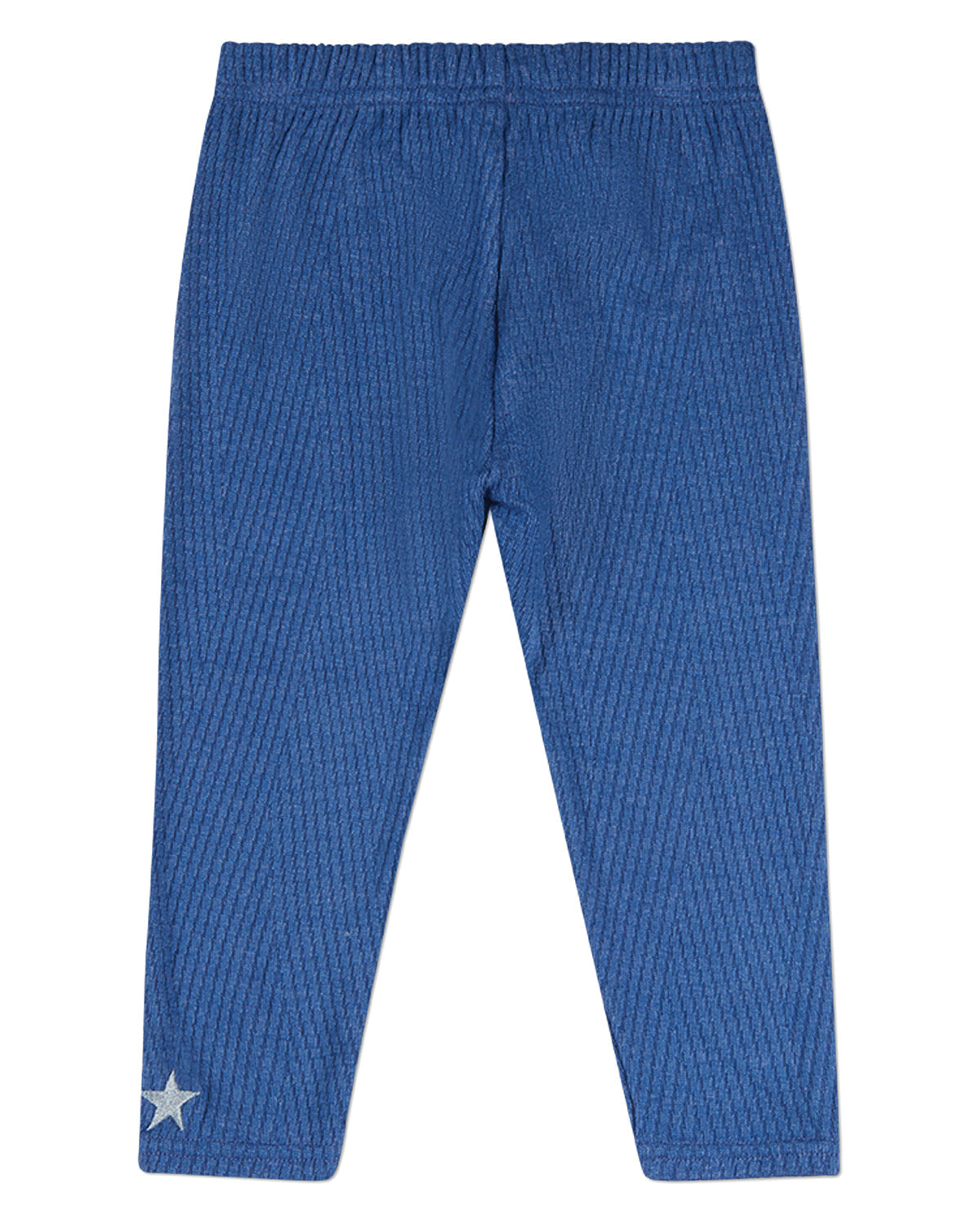 2 Piece Boys Star-Embroidered Textured Ribbed Rayon-Blend Pajama Set