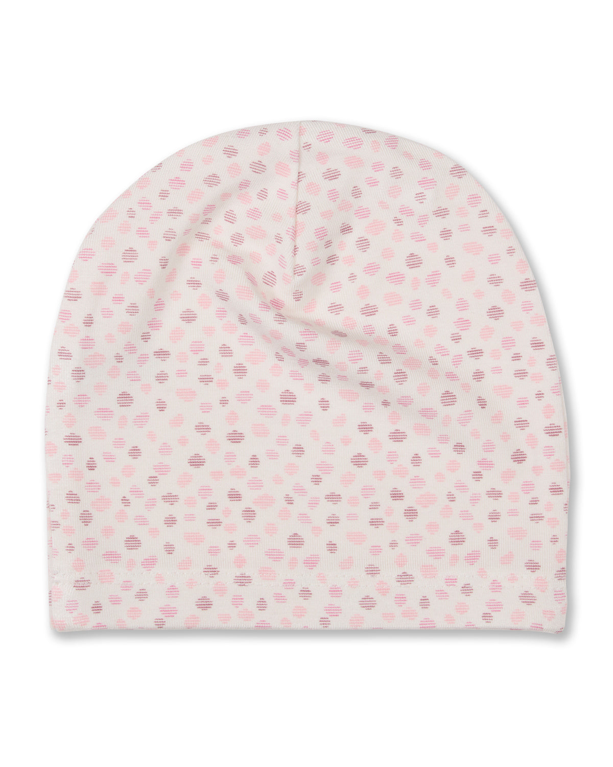 Baby "Abstract Spots" Reversible Rayon-Blend Beanie
