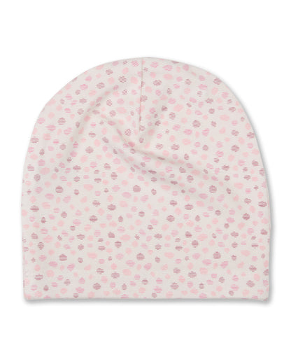 Baby "Abstract Spots" Reversible Rayon-Blend Beanie