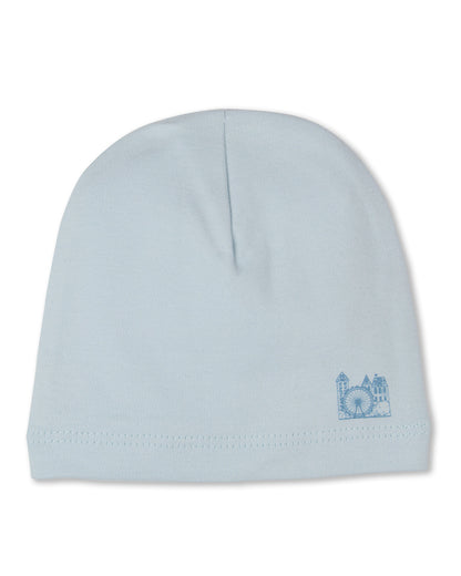Baby "Merry Skyline" 100% Cotton Beanie with San Francisco Graphics