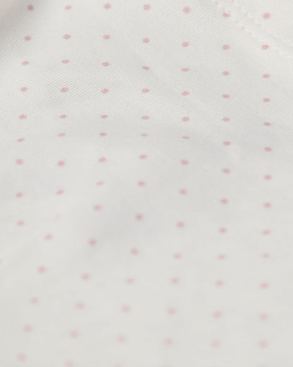 Baby "Put A Bow On It" 100% Cotton Polka Dot Knit Beanie