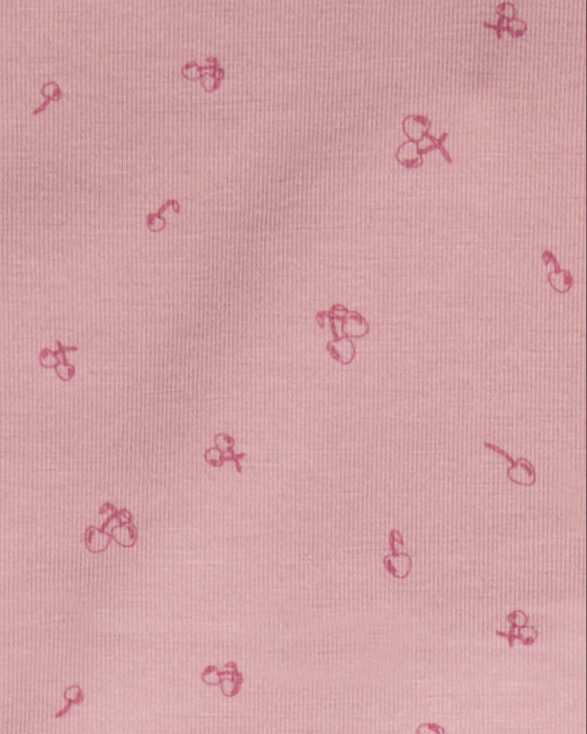 Baby "Delightful Cherries" Modal-Blend Mini-Print Beanie