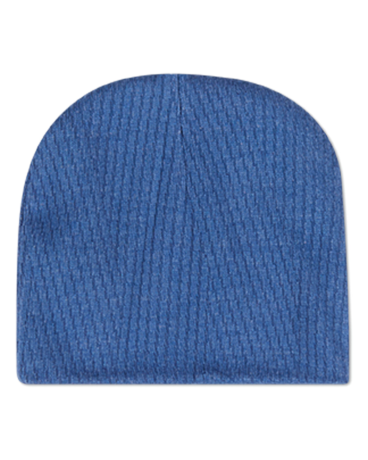 Baby Rayon-Blend Ribbed Crisscross-Textured Solid-Color Beanie
