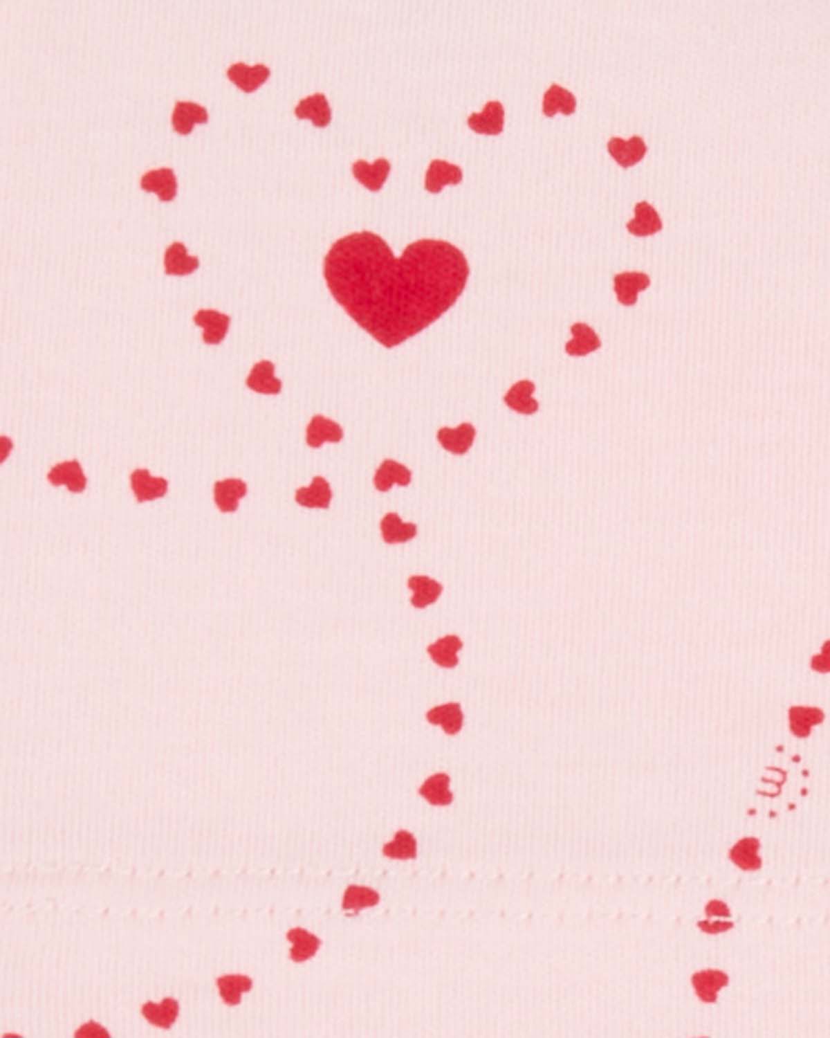 Baby Girls "Entangled Hearts" 100% Cotton Beanie