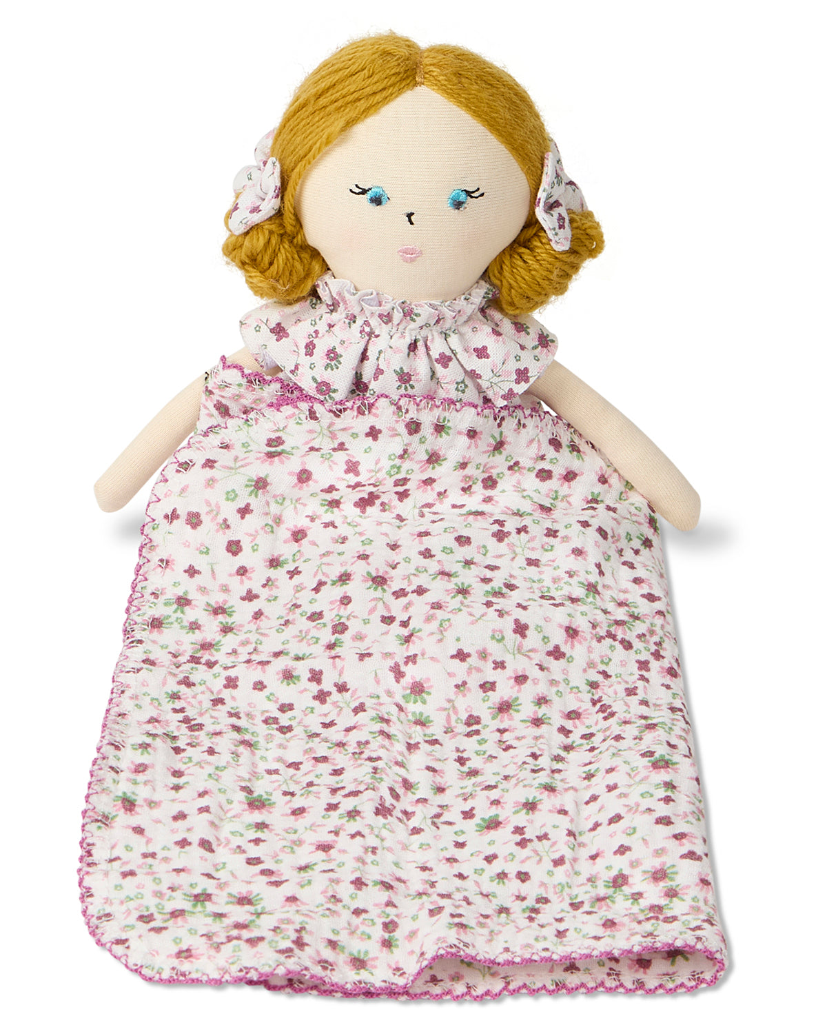 2 Piece "Luna" Mini Rag Doll and Security Blanket Set