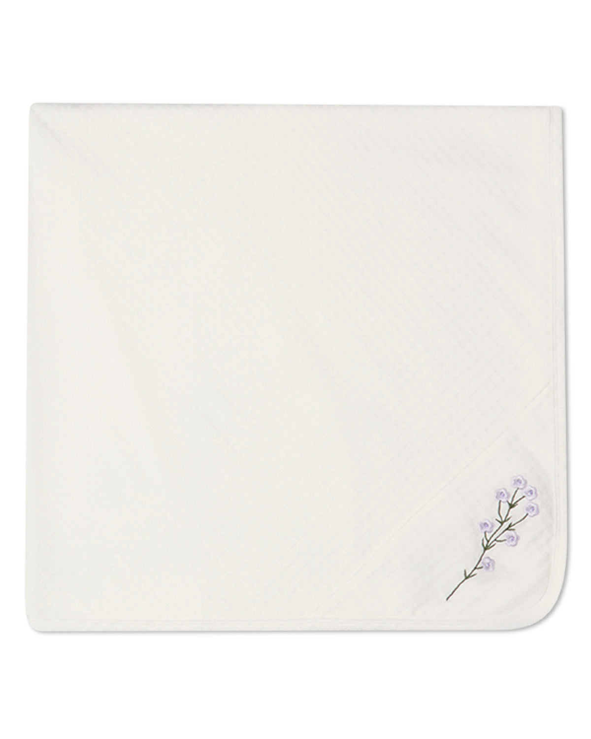 Baby Girls "Lilacs Are The Sweetest Bloom" Cotton / Rayon Blanket
