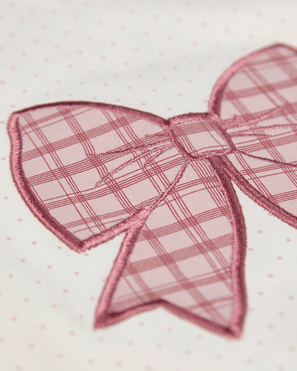 Baby Girls "Put A Bow On It" 100% Cotton Embroidered Swaddle Blanket
