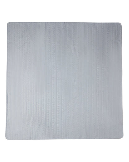 Baby Faux-Cable Cotton-Rich Textured Swaddle Blanket
