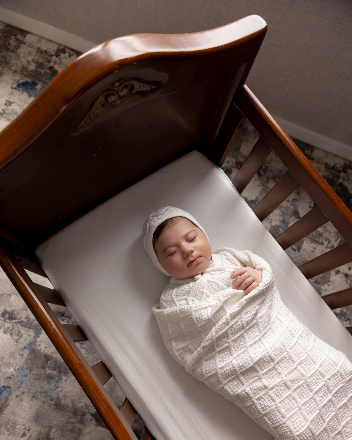 Baby Unisex "Simply Sweet" 100% Cotton Knit Cuddle and Receiving Blanket