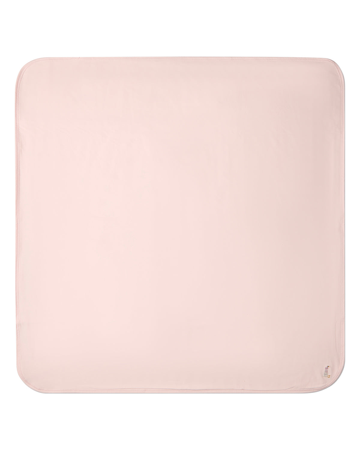 Baby Girls "Sitting Goose" Cotton-Rich 2-Sided Swaddle Blanket