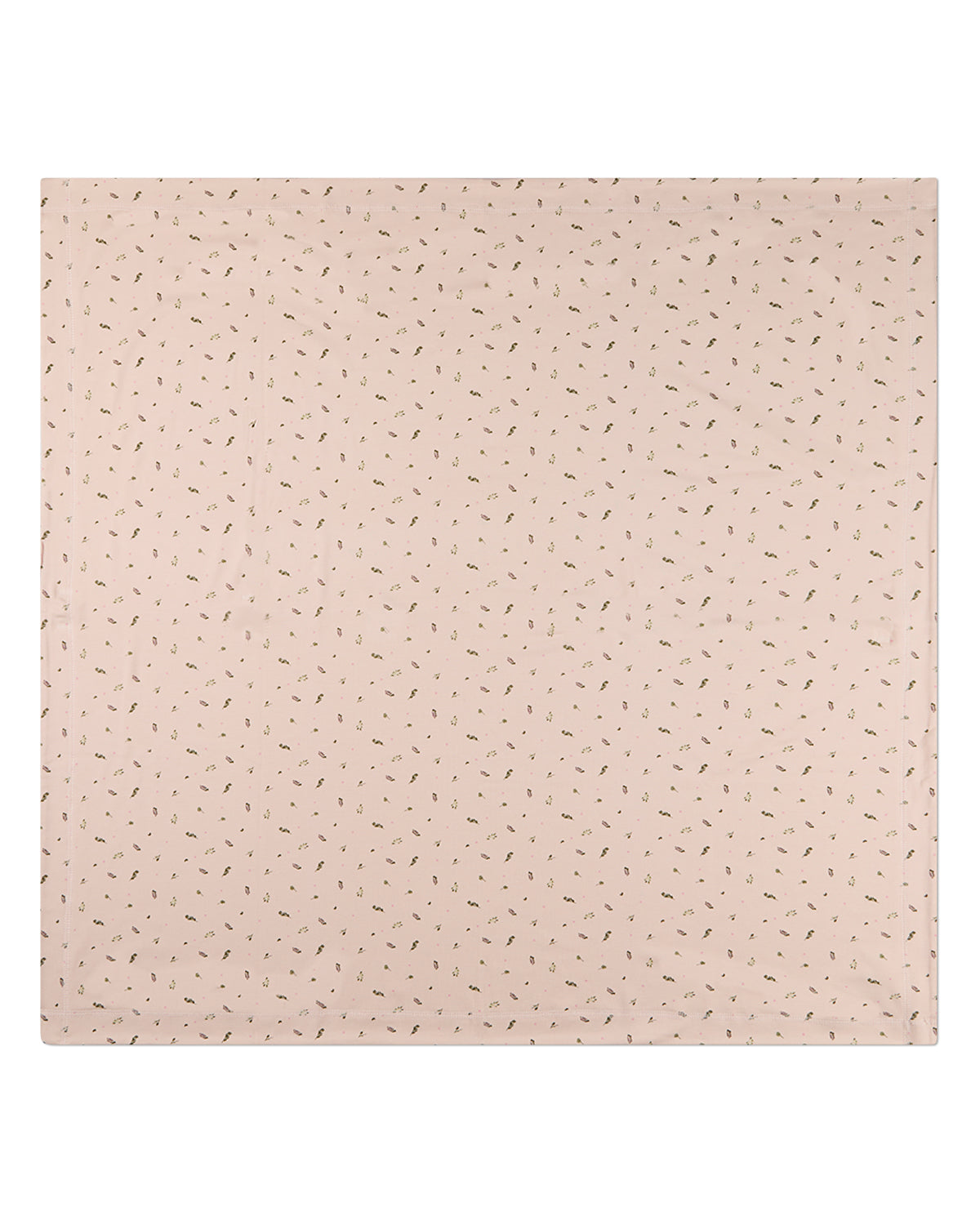 Baby "Tiny Leaves" Rayon-Blend Receiving and Swaddle Blanket