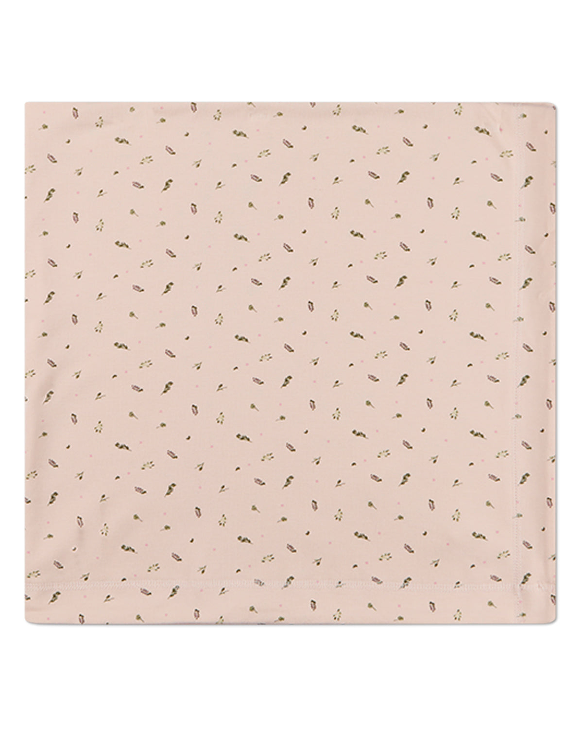 Baby "Tiny Leaves" Rayon-Blend Receiving and Swaddle Blanket