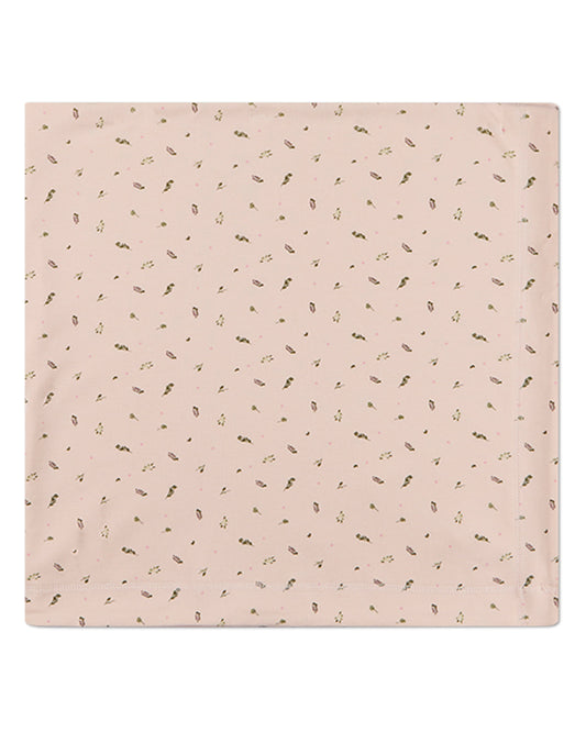 Baby "Tiny Leaves" Rayon-Blend Receiving and Swaddle Blanket