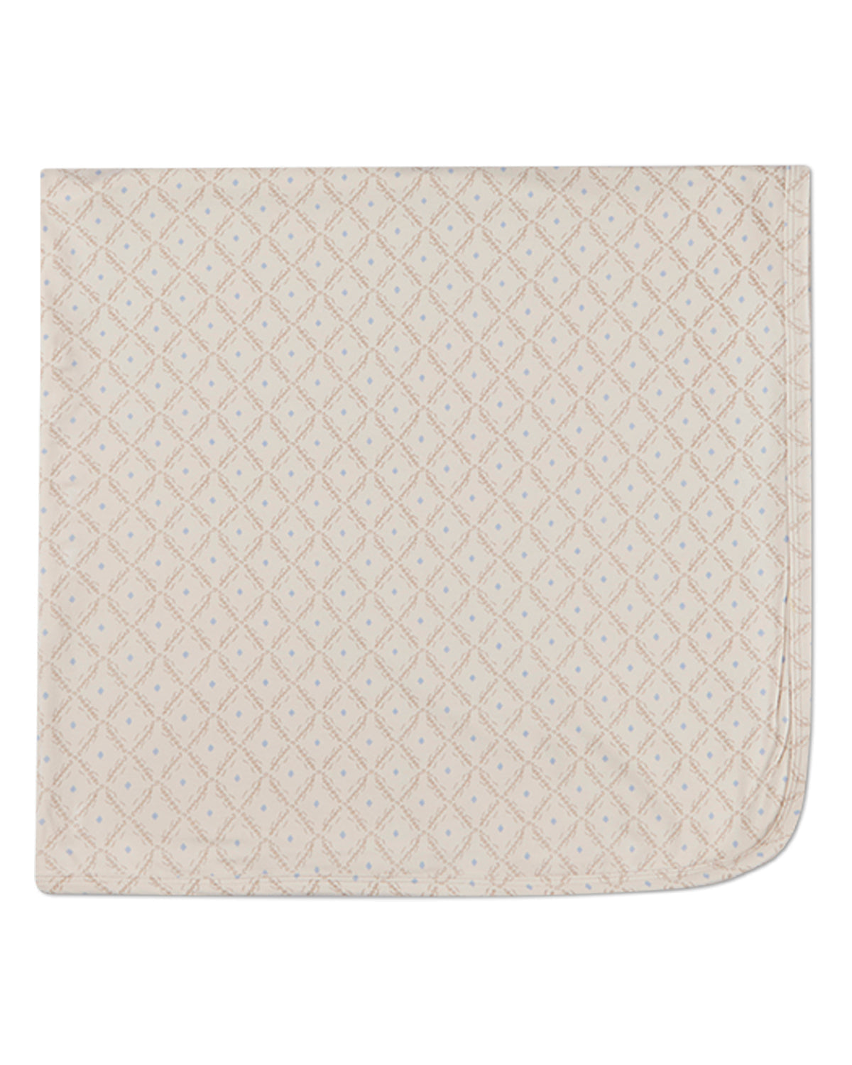 Baby Boys "Harlequin Diamond" Printed Modal-Blend Swaddle Blanket