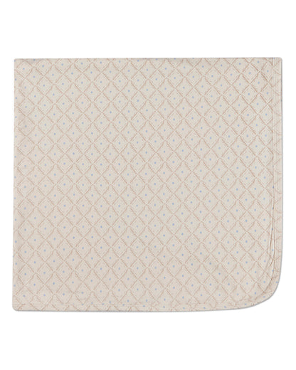 Baby Boys "Harlequin Diamond" Printed Modal-Blend Swaddle Blanket