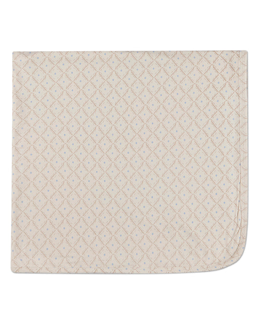 Baby Boys "Harlequin Diamond" Printed Modal-Blend Swaddle Blanket