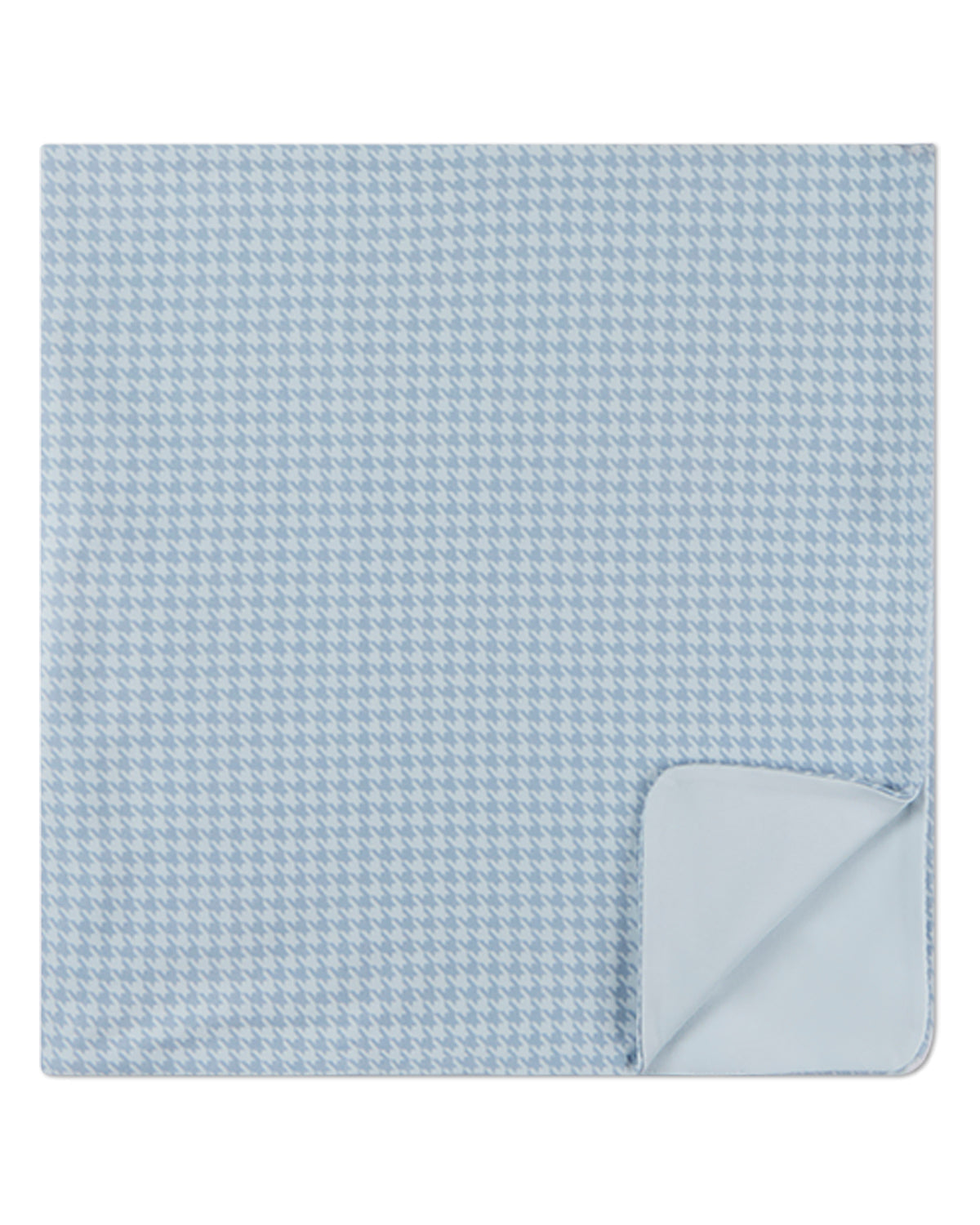 Baby Boys Houndstooth-Printed Double-Sided 100% Cotton Swaddle Blanket