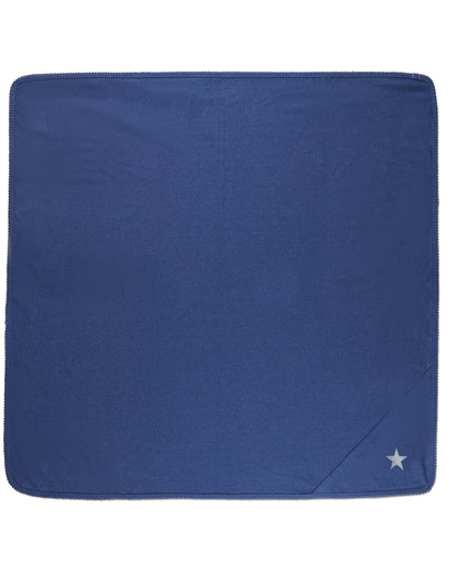 Baby Boys Star-Embroidered Rayon-Blend Textured Swaddle Blanket