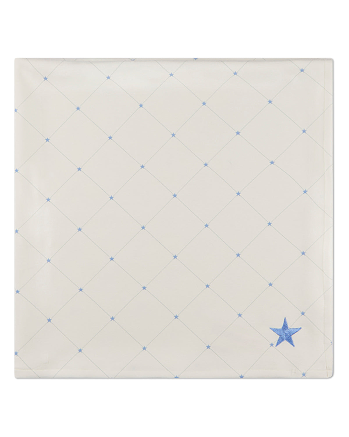 Baby Boys "Stars and Stitching" Cotton/Rayon-Blend Snuggle Blanket