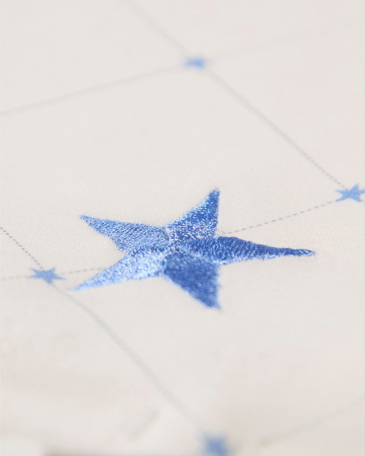 Baby Boys "Stars and Stitching" Cotton/Rayon-Blend Snuggle Blanket