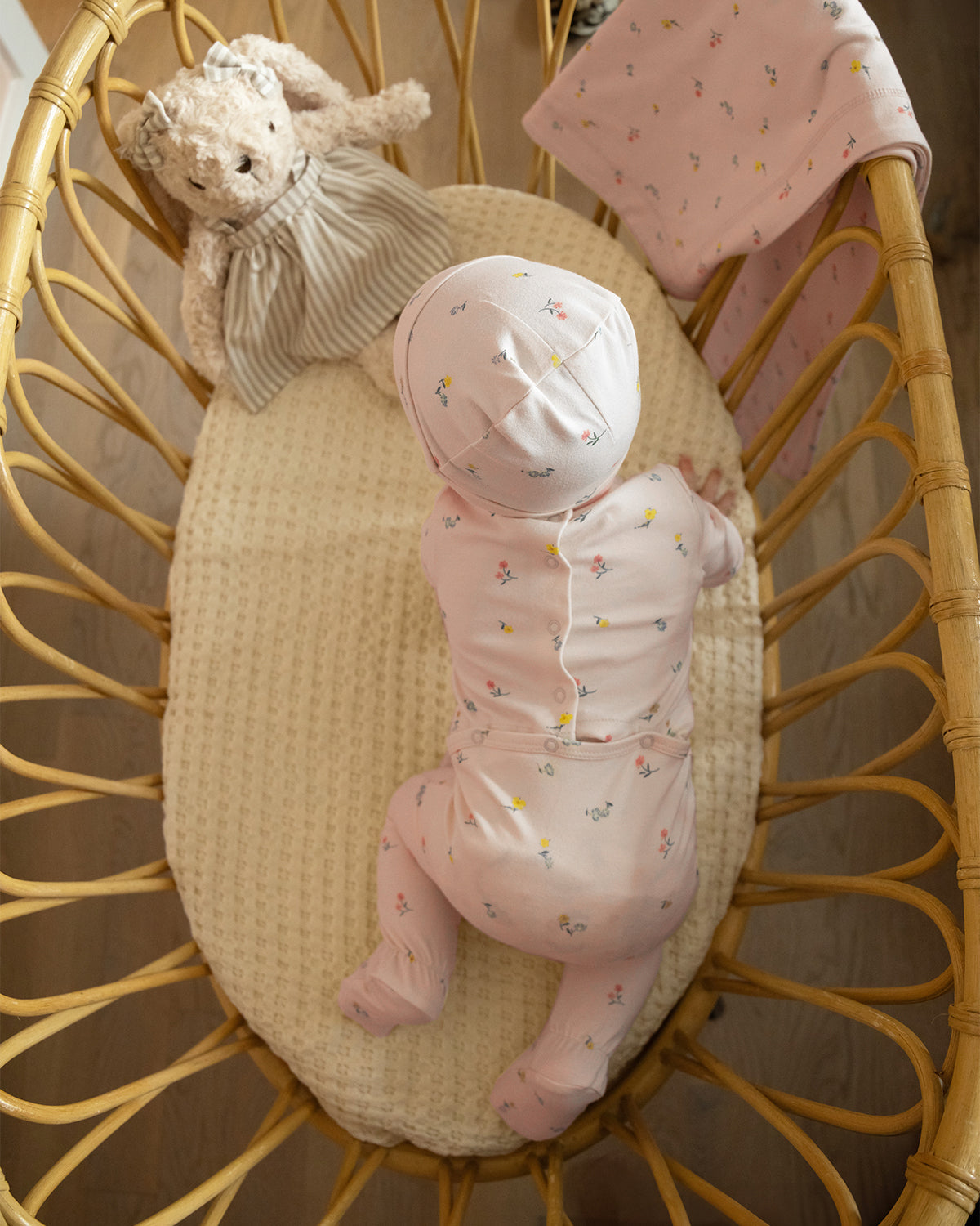 Baby "Miffy" Fluffy Faux-Fur Girl Bunny Doll