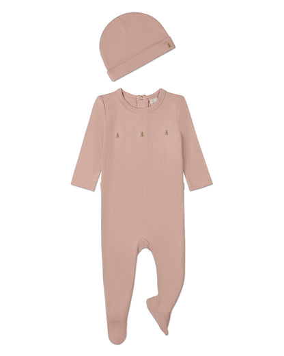 2 Piece Baby "Three Little Bears" Rayon from Bamboo Blend Footie Set