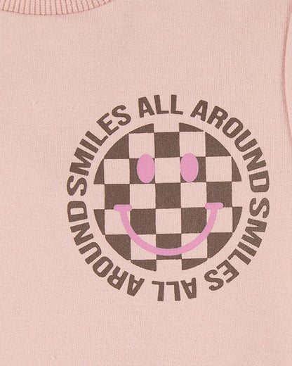2 Piece Baby and Toddler "Smiles All Around" Cotton-Rich Pajama Set