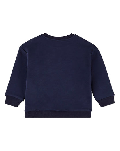 2 Piece Boys Cotton-Rich Sweatshirt Set with Multiple MiniMoi Patches