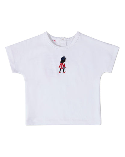 2 Piece Baby and Toddler Girls "The Girl's Favorite Purse" Embroidered Bloomer Set