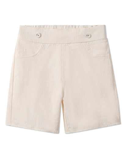 2 Piece Kids "Set The Sail" 100% Cotton Embroidered Shorts Set