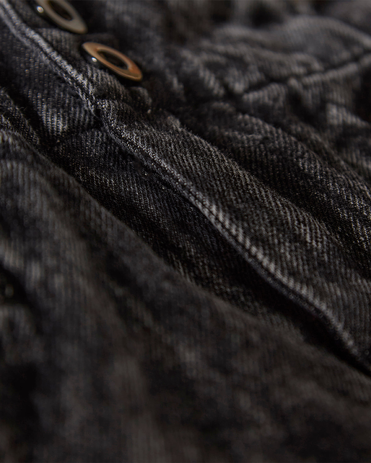 Girls 100% Cotton Denim Short Skirt with Braided-Trim Pockets