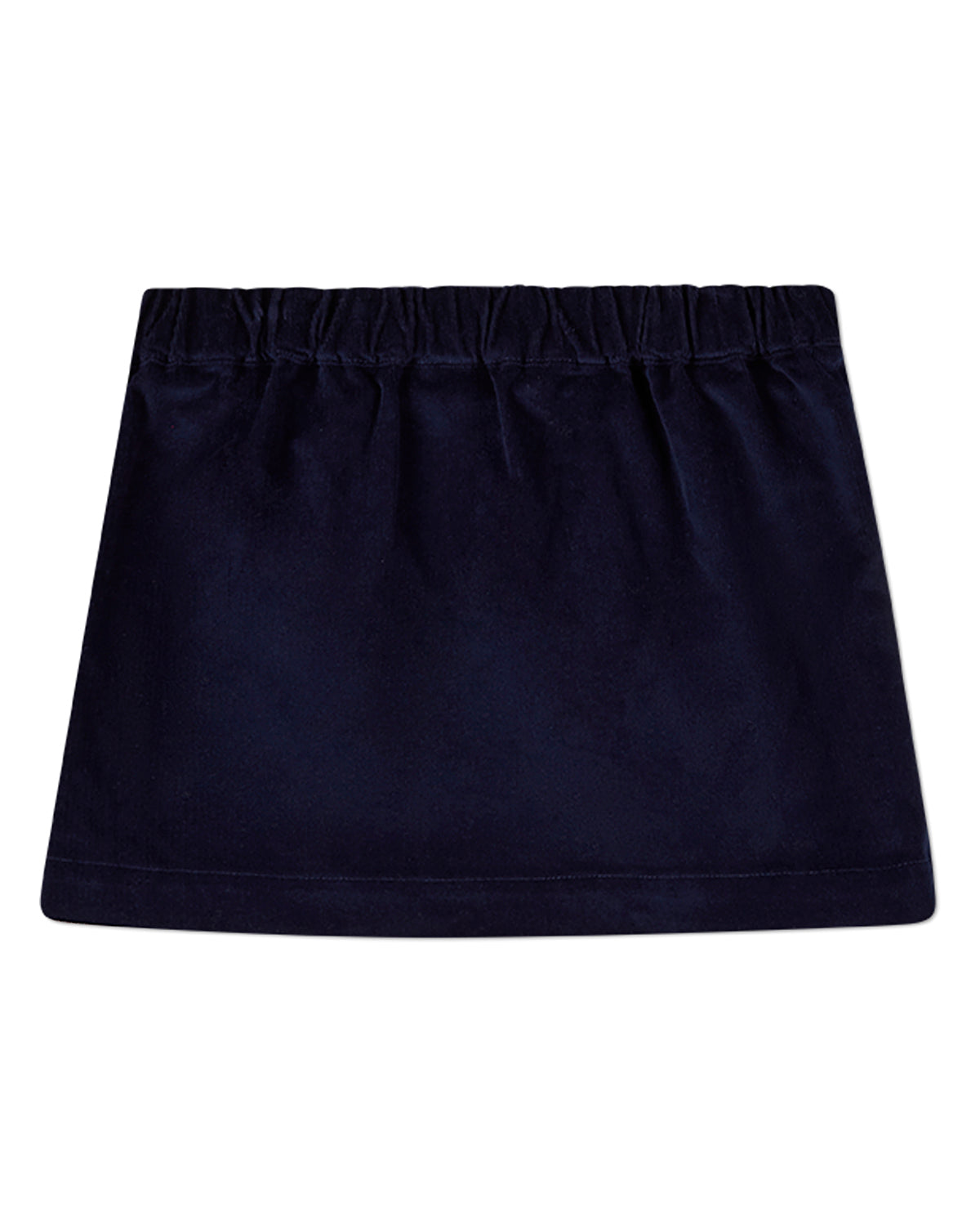 Girls Cotton-Rich Fine-Wale Corduroy Pleated Pull-On Above-Knee Skirt