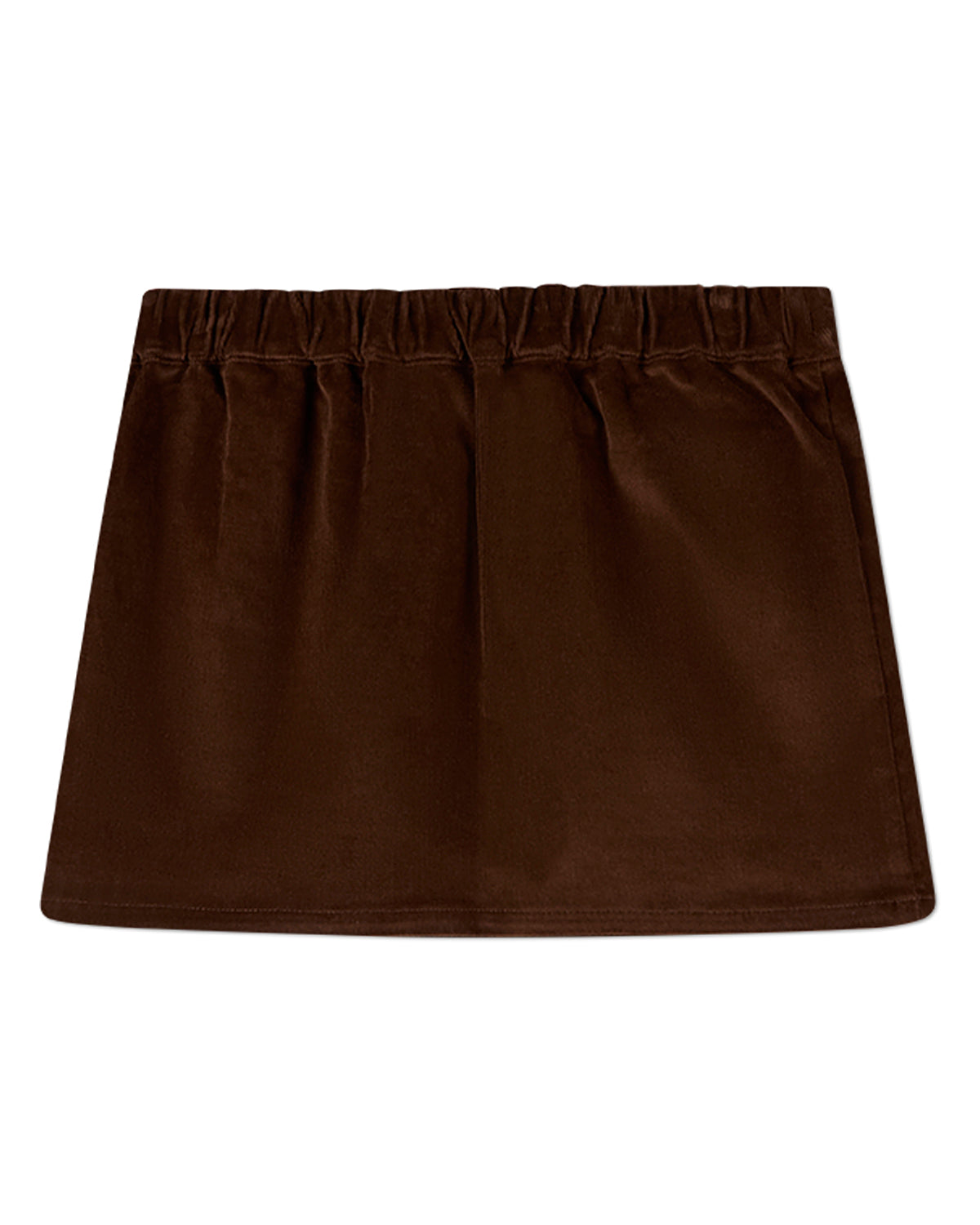 Girls Faux-Button Cotton-Rich Fine-Wale Corduroy Above-Knee Skirt