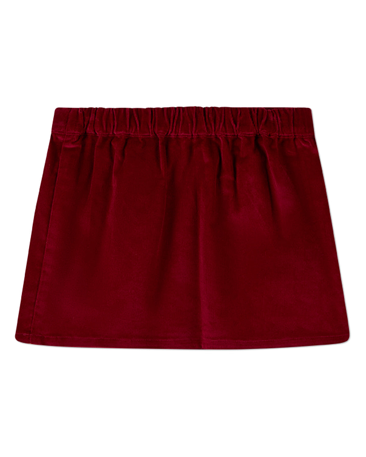 Girls Faux-Button Cotton-Rich Fine-Wale Corduroy Above-Knee Skirt