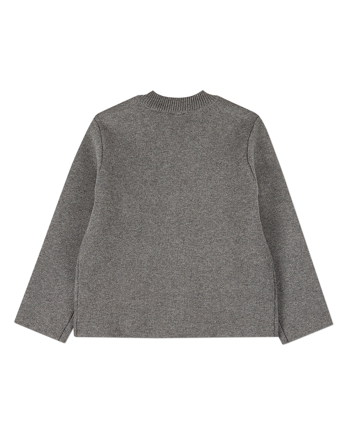 Boys 100% Cotton 2-Pocket Button-Down Cardigan With Raised Crest