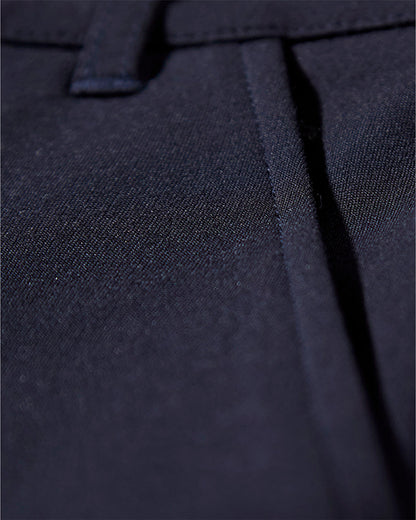 Boys Rayon-Blend 2-Pocket Solid-Color Stretch Knit Dress Pants
