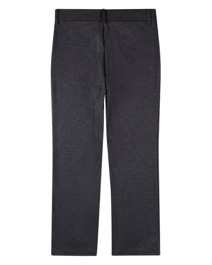 Boys Houndstooth-Print Rayon-Blend 2-Pocket Stretch Knit Dress Pants
