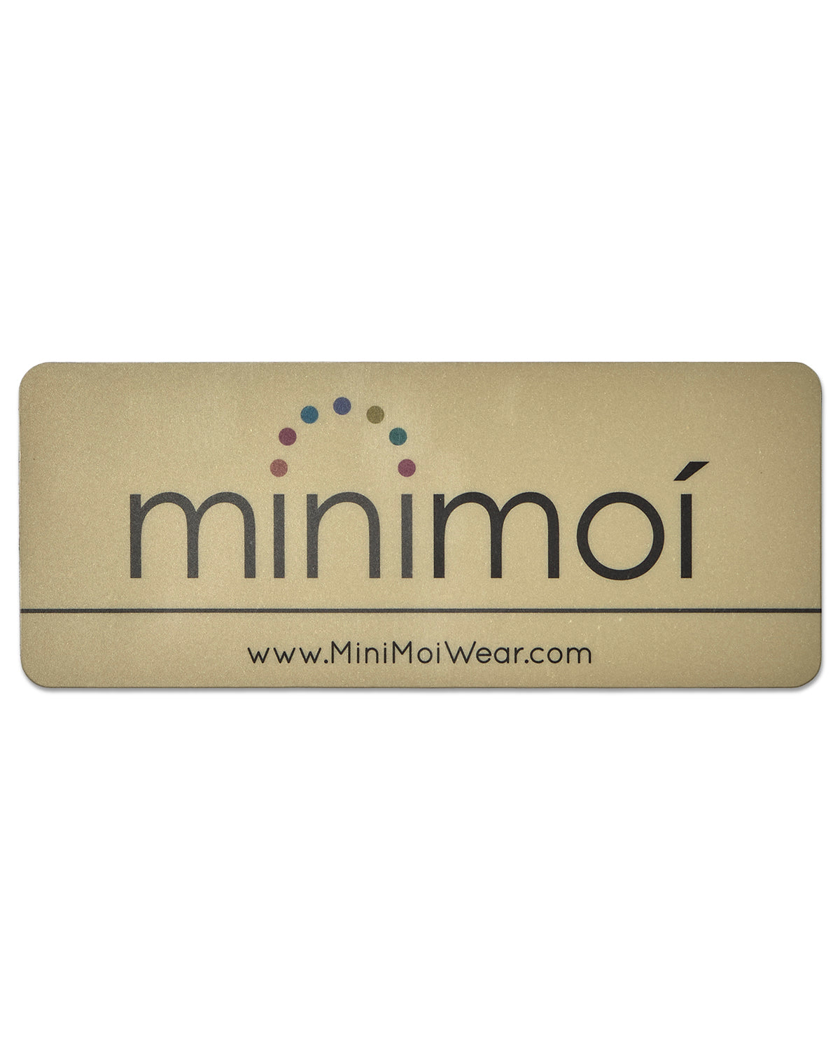 MiniMoi Logo Car Magnet Sign